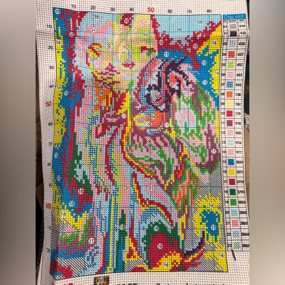 Disney Lady and the Tramp Dog-Themed Cross Stitch Kit NEW - Picture 4 of 4